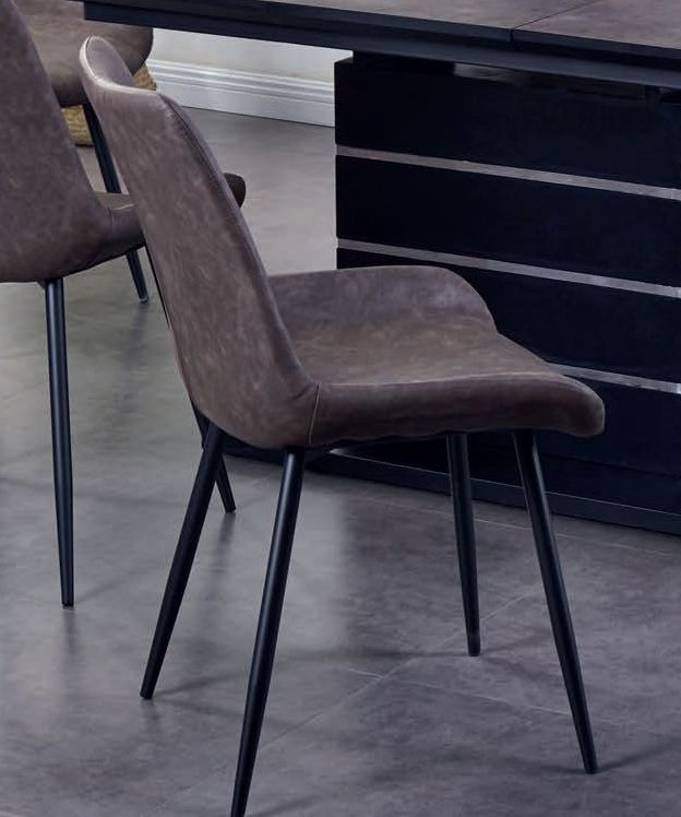 Product photograph of Set Of 2 Imperia Brown Fabric Dining Chair from Choice Furniture Superstore.