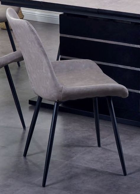 Product photograph of 2 X Imperia Grey Fabric Dining Chair from Choice Furniture Superstore.