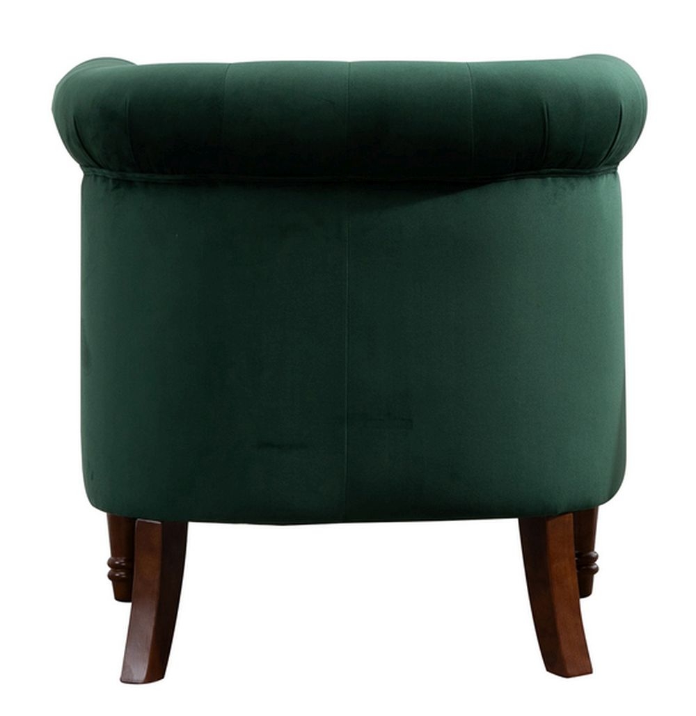 Product photograph of Birlea Freya Green Velvet Armchair from Choice Furniture Superstore.