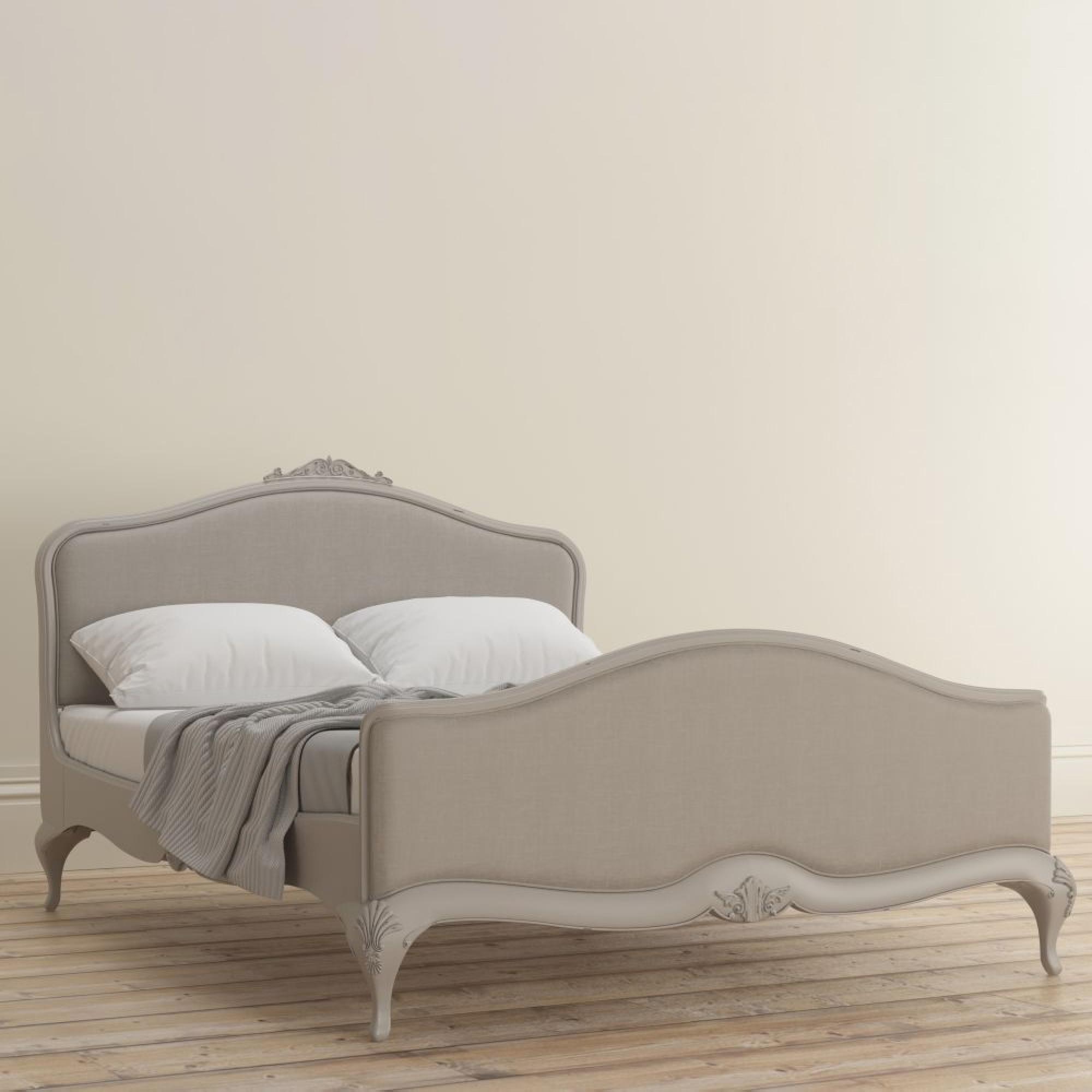 Product photograph of Willis And Gambier Etienne Grey Upholstered Bed - Sizes Available from Choice Furniture Superstore.
