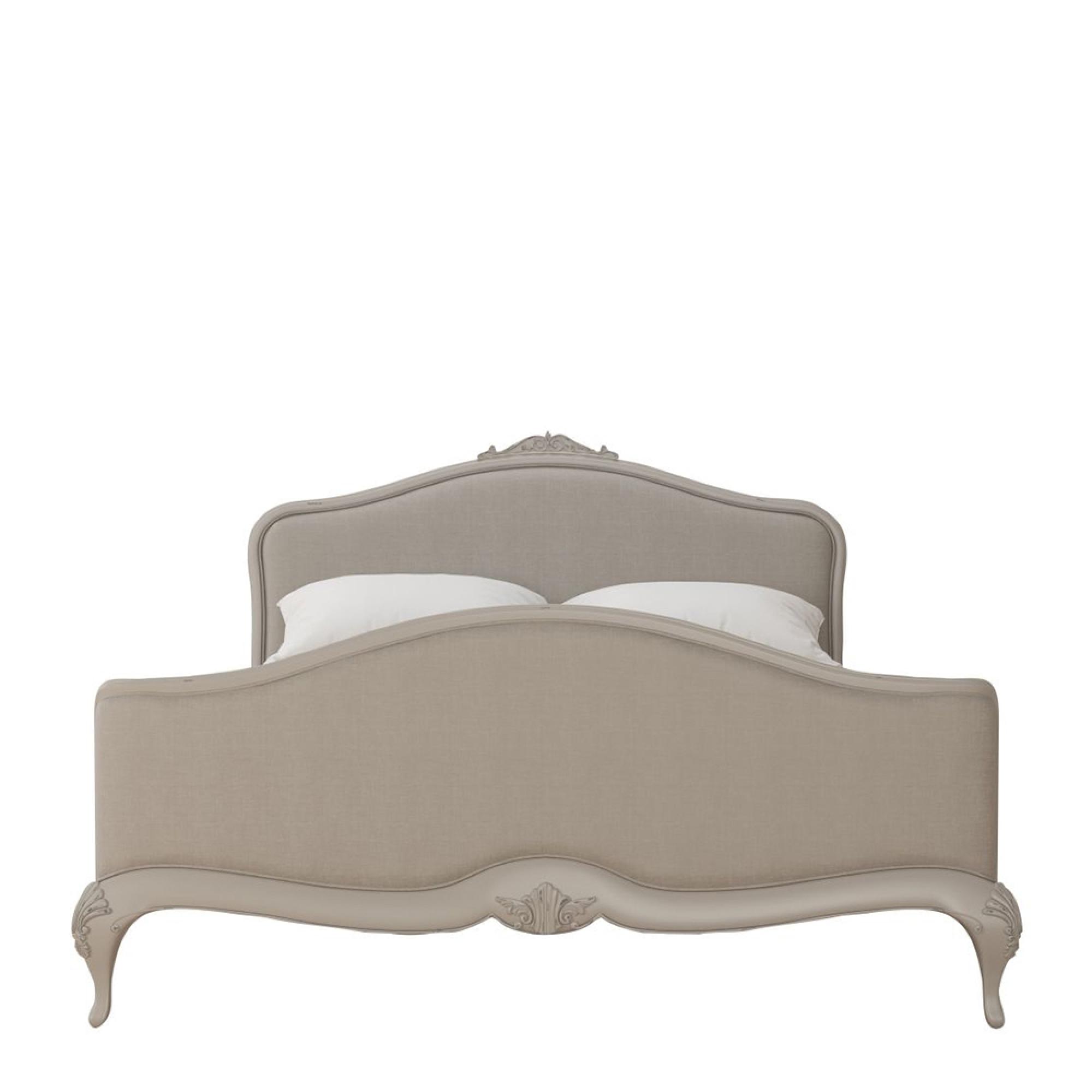 Product photograph of Willis And Gambier Etienne Grey Upholstered Bed - Sizes Available from Choice Furniture Superstore.