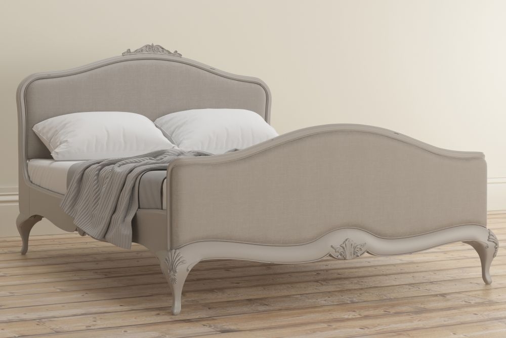 Product photograph of Willis And Gambier Etienne Grey Upholstered Bedstead from Choice Furniture Superstore.