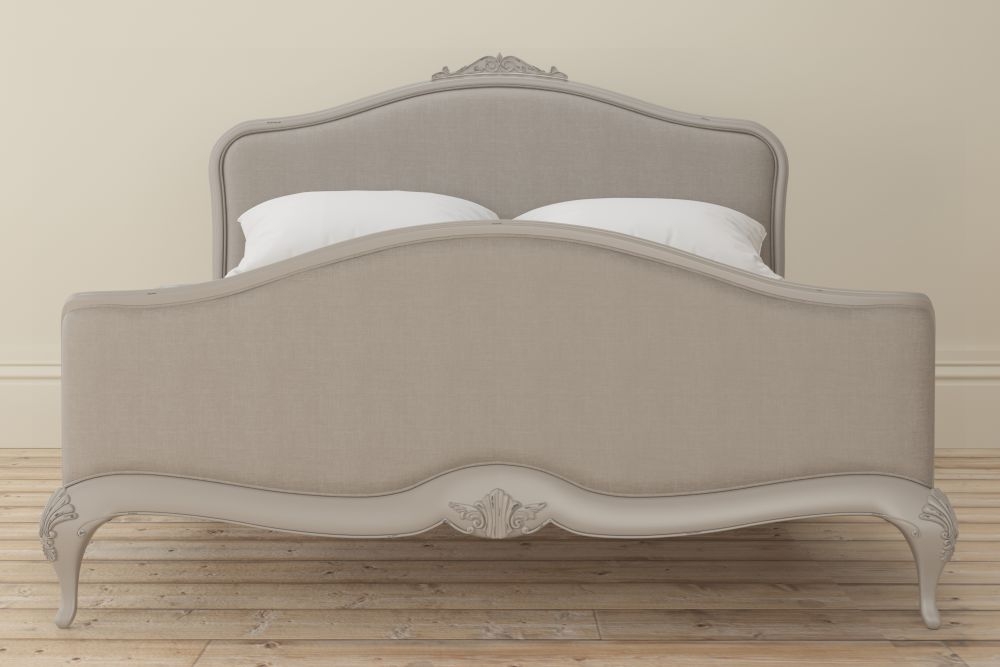 Product photograph of Willis And Gambier Etienne Grey Upholstered Bedstead from Choice Furniture Superstore.