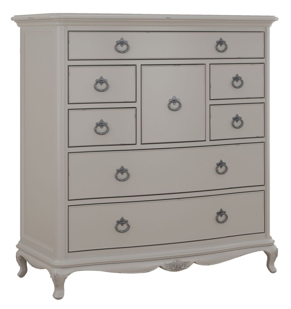 Product photograph of Willis And Gambier Etienne Grey 8 Drawer Chest from Choice Furniture Superstore.