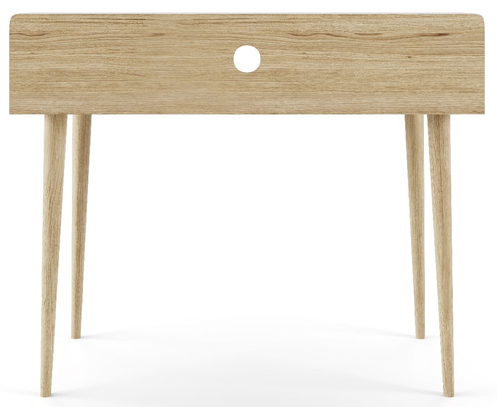 Product photograph of Alphason Yeovil White Study Home Office Desk - Aw3180 from Choice Furniture Superstore.