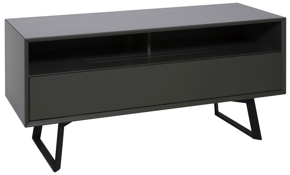 Product photograph of Alphason Carbon Black And Grey 120cm Tv Stand Adca1200-gry from Choice Furniture Superstore.