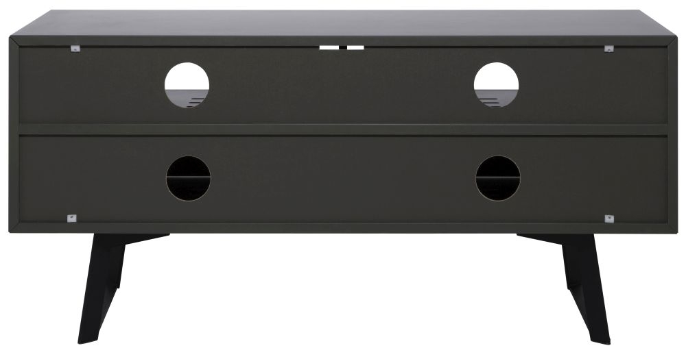 Product photograph of Alphason Carbon Black And Grey 120cm Tv Stand Adca1200-gry from Choice Furniture Superstore.