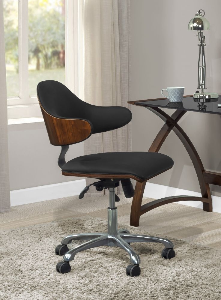 Product photograph of Jual Universal Walnut Swivel Office Chair Pc210 from Choice Furniture Superstore.