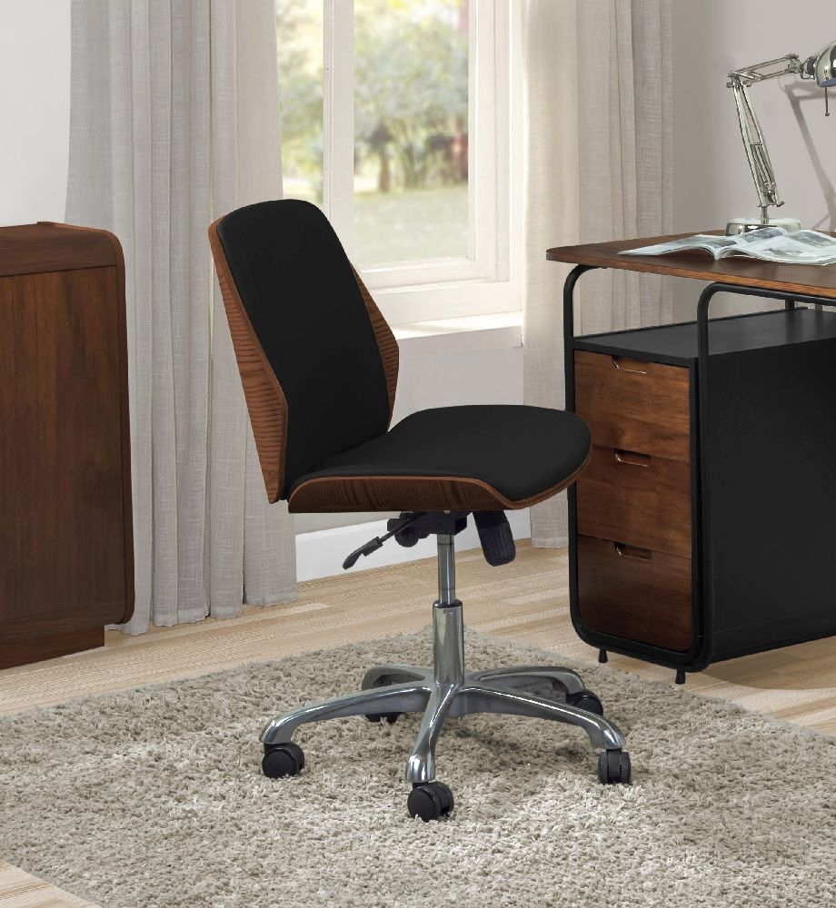 Product photograph of Jual Universal Walnut Office Chair Pc211 from Choice Furniture Superstore.