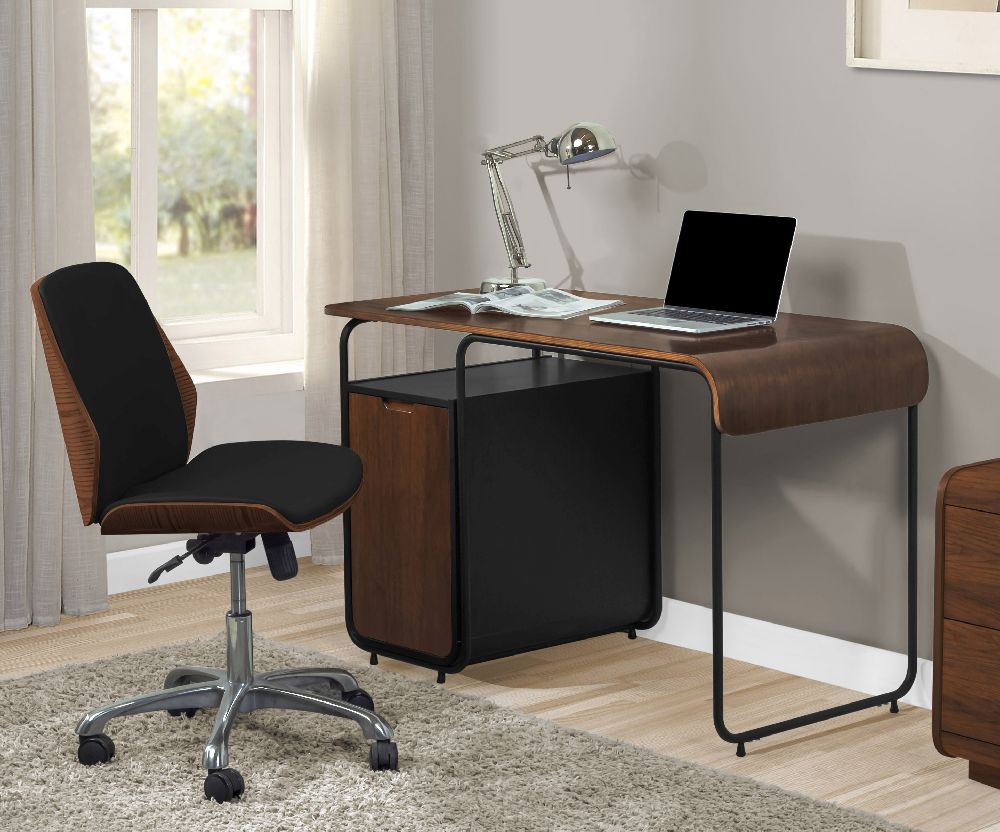 Product photograph of Jual Universal Walnut Office Chair Pc211 from Choice Furniture Superstore.