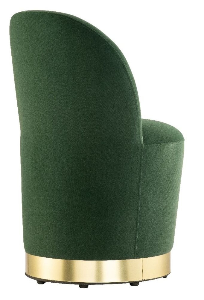 Product photograph of Audrey Green Fabric Cocktail Chair from Choice Furniture Superstore.