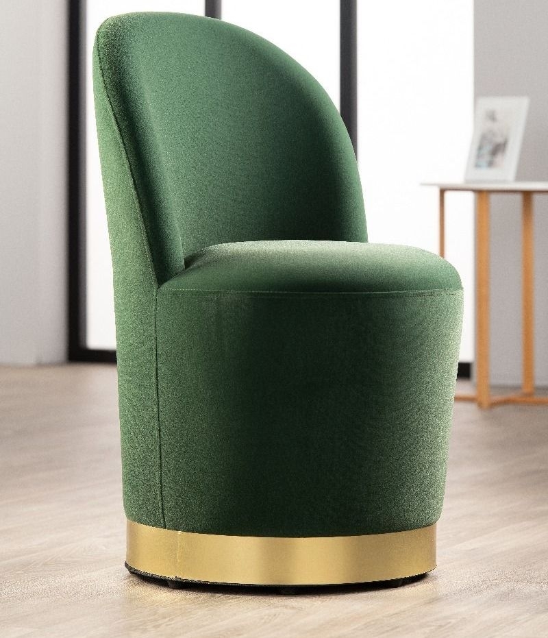 Product photograph of Audrey Green Fabric Cocktail Chair from Choice Furniture Superstore.