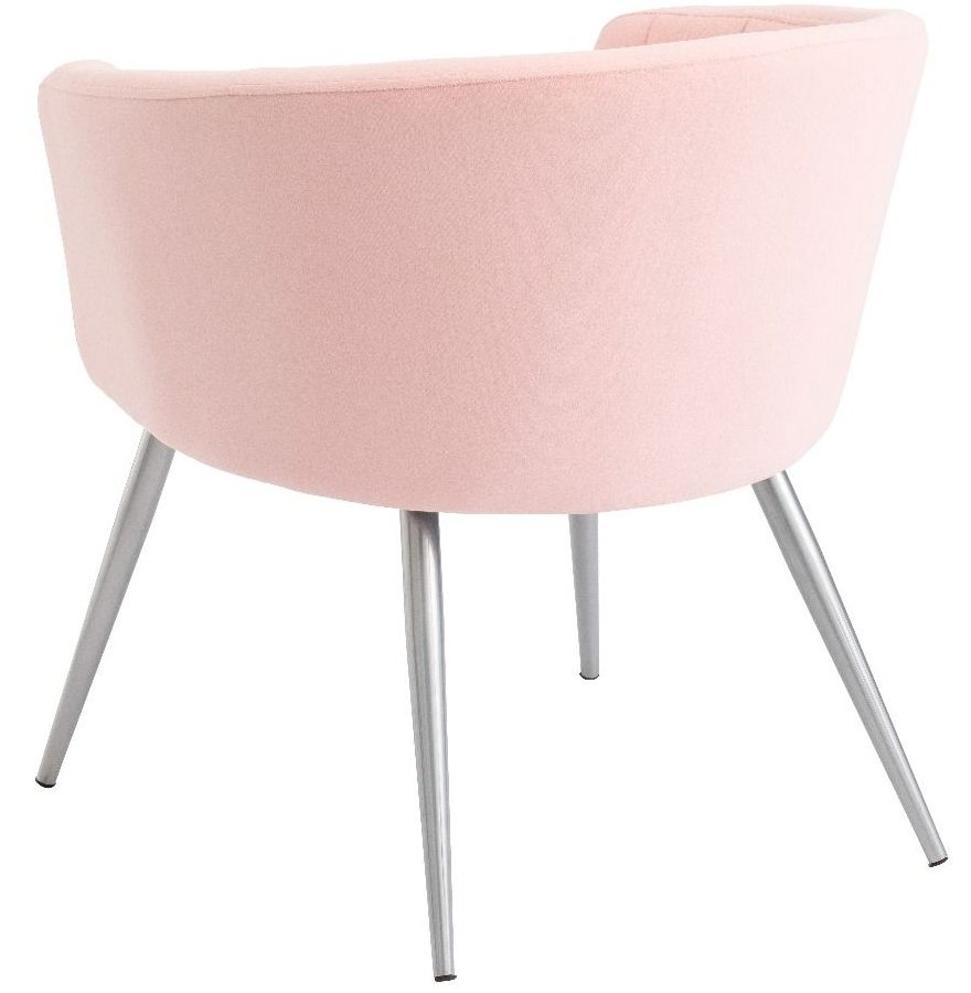 Product photograph of Lillie Pink Fabric Tub Chair from Choice Furniture Superstore.