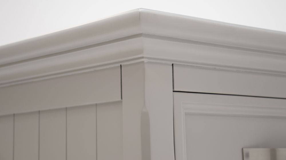 Product photograph of Vida Living Turner Grey Painted 2 3 Drawer Dressing Chest from Choice Furniture Superstore.