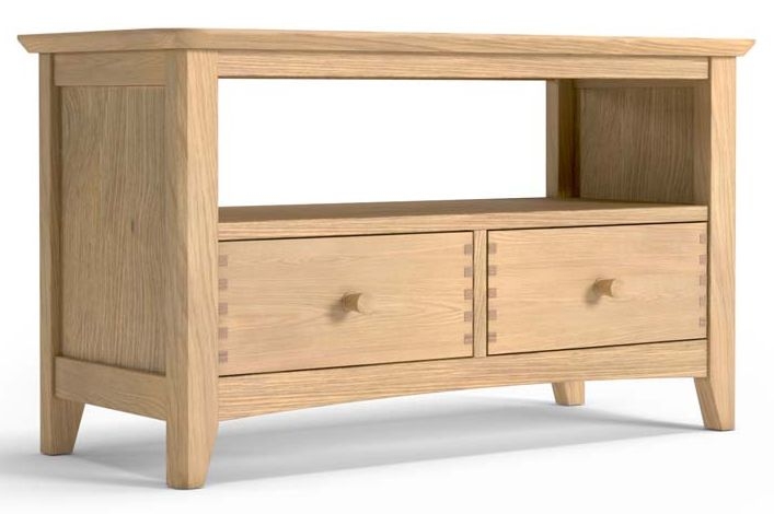 Product photograph of Celina Parquet Style Oak 90cm Tv Unit from Choice Furniture Superstore.