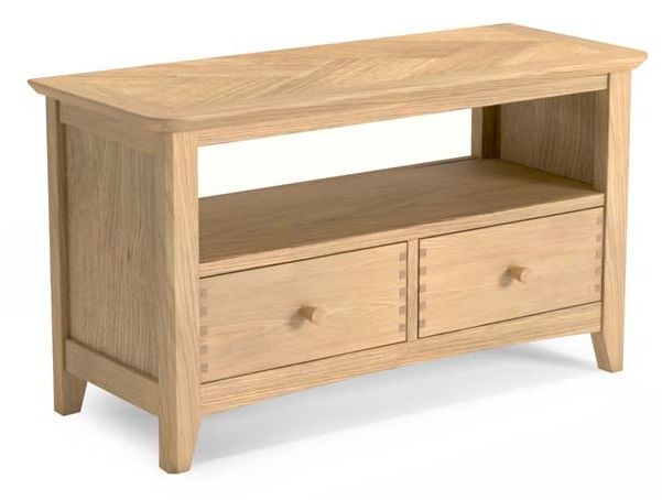 Product photograph of Celina Parquet Style Oak 90cm Tv Unit from Choice Furniture Superstore.