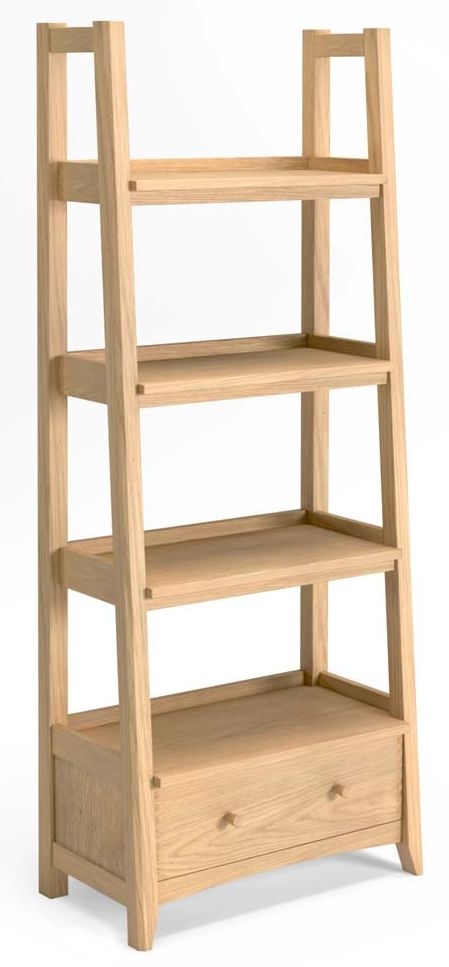 Product photograph of Celina Parquet Style Light Oak Display Unit 3 Shelves Shelving Unit 180cm Open Bookcase from Choice Furniture Superstore.
