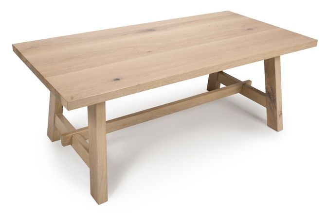 Product photograph of Bergen Oak Coffee Table from Choice Furniture Superstore.