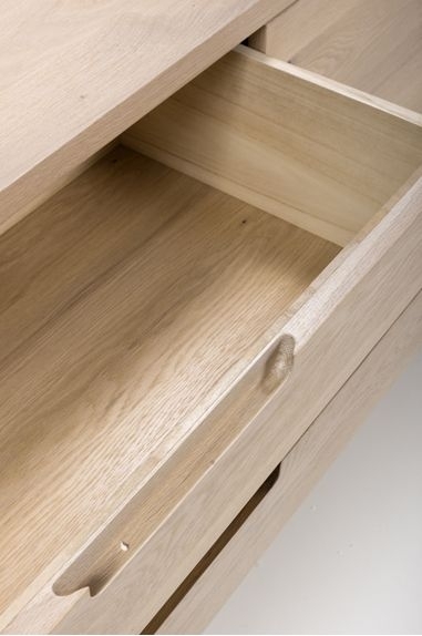 Product photograph of Bergen Oak Large Sideboard from Choice Furniture Superstore.