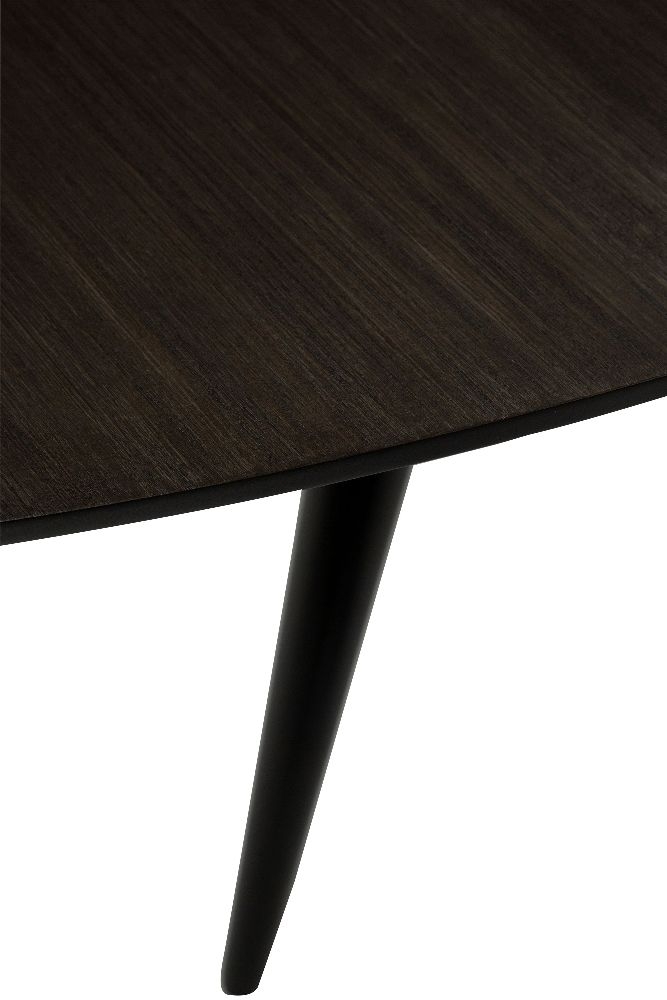 Product photograph of Dan Form Eclipse Grey 200cm-300cm Oval Extending Dining Table from Choice Furniture Superstore.