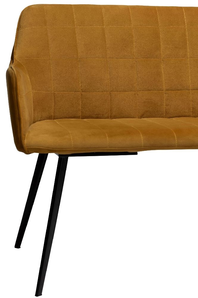 Product photograph of Embrace Bronze Velvet Bench from Choice Furniture Superstore.