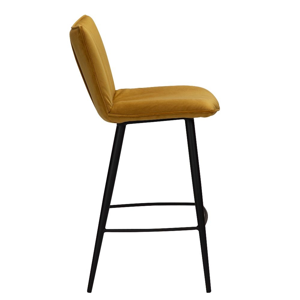 Product photograph of Join Bronze Velvet Counter Stool from Choice Furniture Superstore.