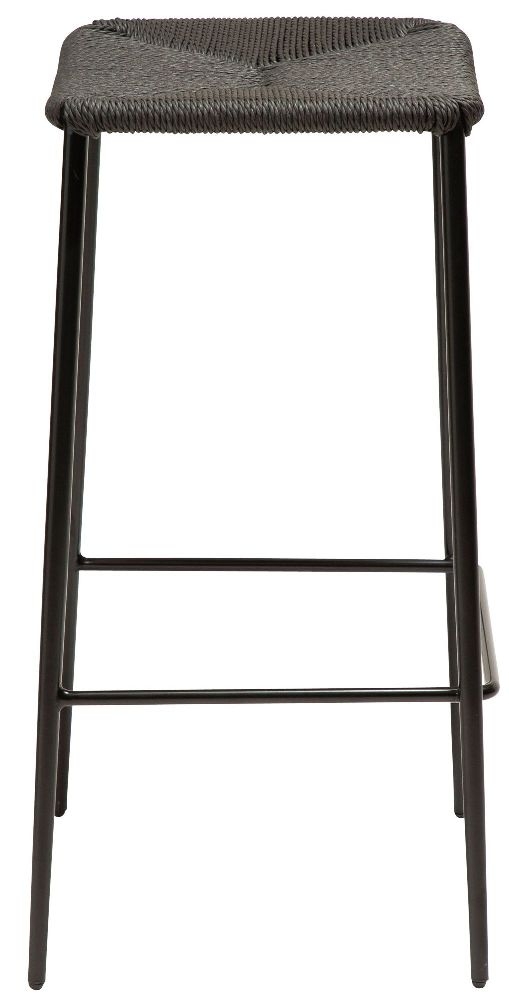 Product photograph of Dan Form Stiletto Black Paper Cord Counter Stool from Choice Furniture Superstore.