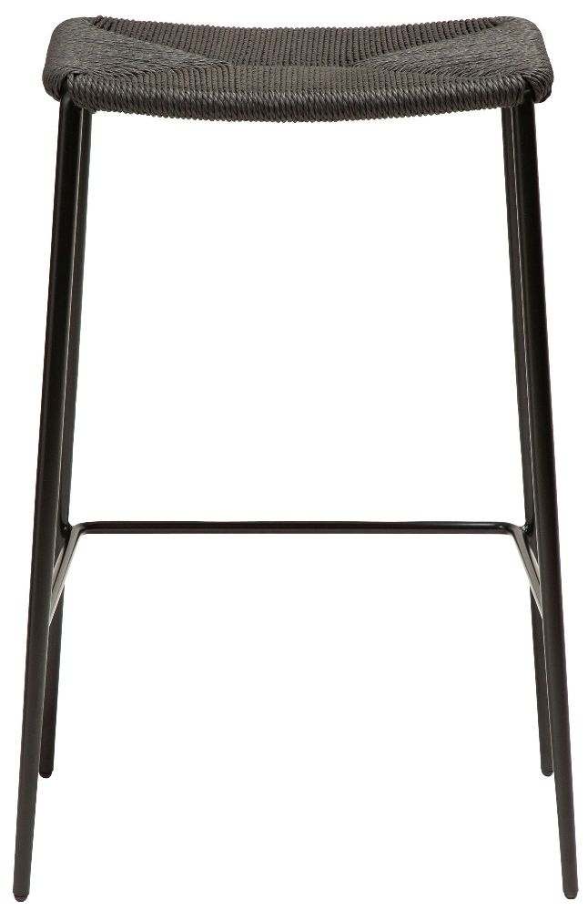 Product photograph of Dan Form Stiletto Black Paper Cord Counter Stool from Choice Furniture Superstore.