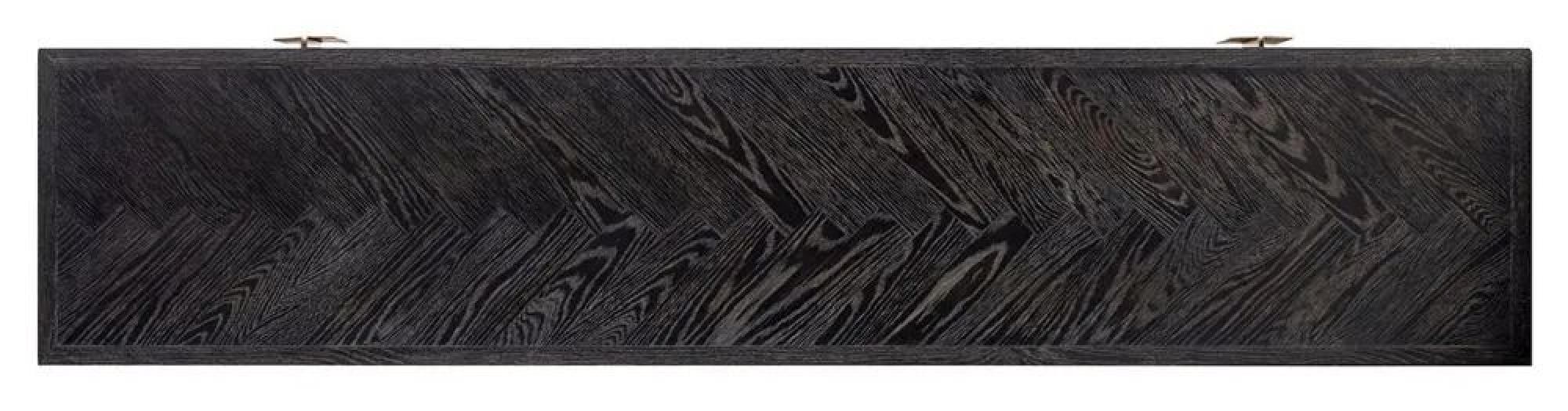 Product photograph of Blackbone Black And Brass Extra Large Tv Unit from Choice Furniture Superstore.