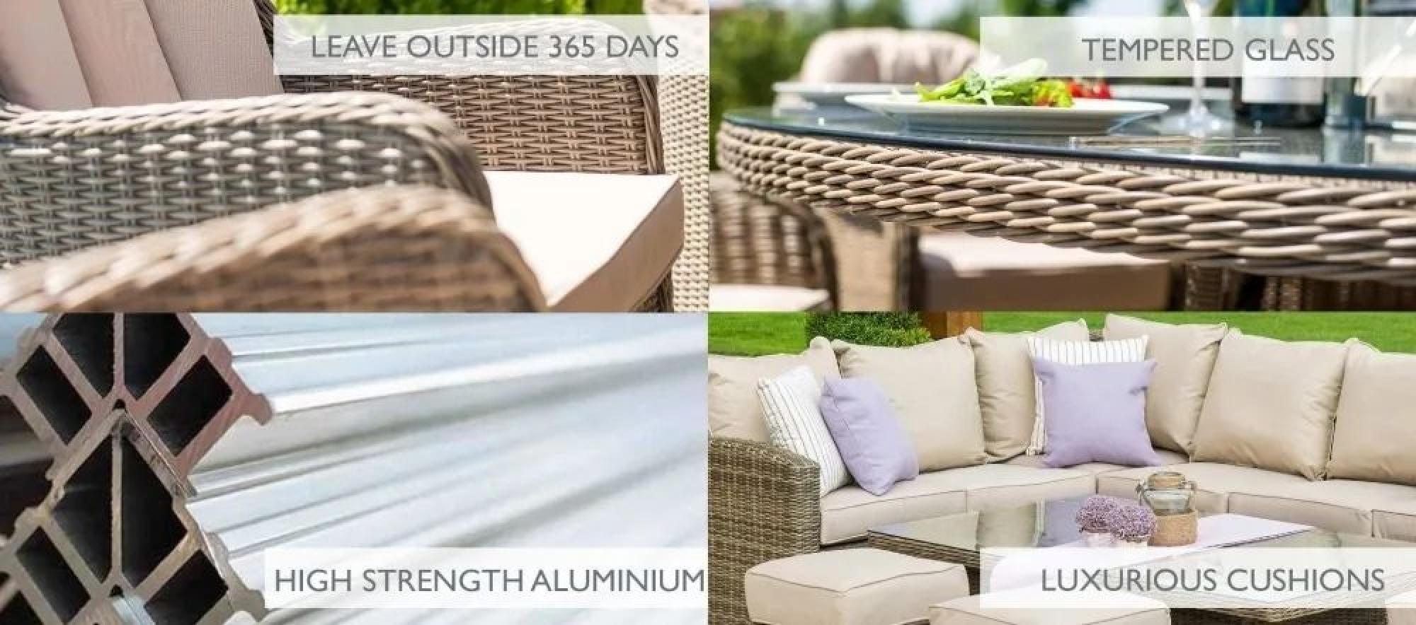 Product photograph of Maze Winchester Rattan Daybed from Choice Furniture Superstore.