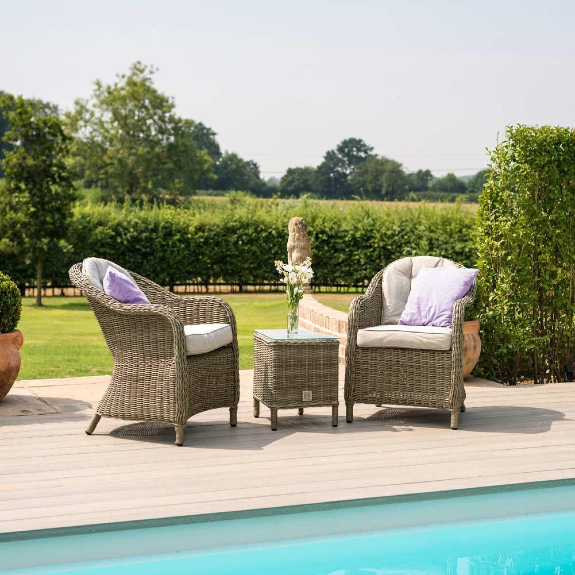Product photograph of Maze Winchester 3 Piece Rattan Lounge Set from Choice Furniture Superstore.