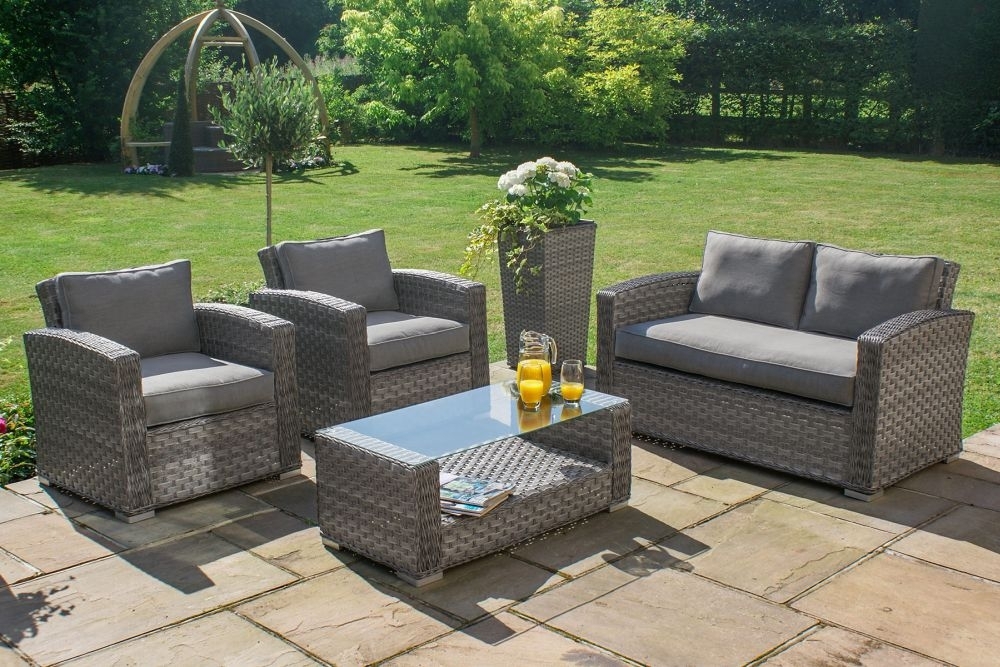 Product photograph of Maze Victoria 2 Seat Rattan Sofa Set from Choice Furniture Superstore.