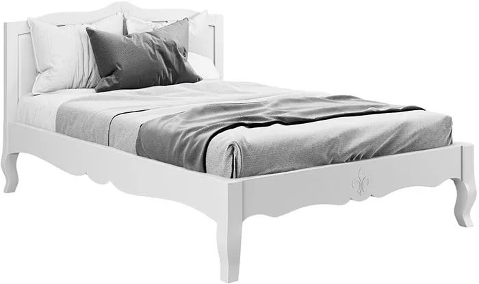 Product photograph of Clearance - Fleur French Style White Shabby Chic Bed - Made In Solid Mango Wood from Choice Furniture Superstore.