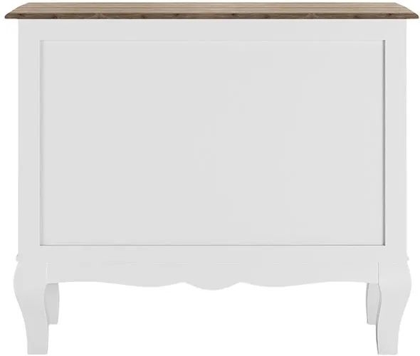 Product photograph of Fleur French Style 2 Door White Shabby Chic Sideboard - Made In Solid Mango Wood from Choice Furniture Superstore.