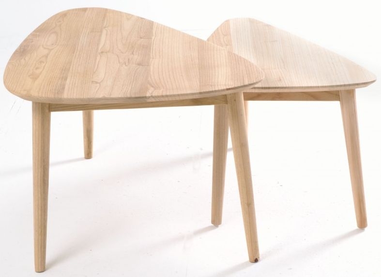 Product photograph of Shoreditch Wooden Nest Of 2 Tables from Choice Furniture Superstore.