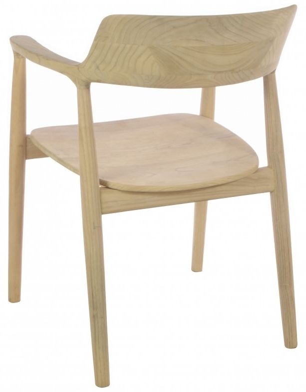 Product photograph of Shoreditch Wooden Dining Armchair - Comes In Cream And Black Options from Choice Furniture Superstore.