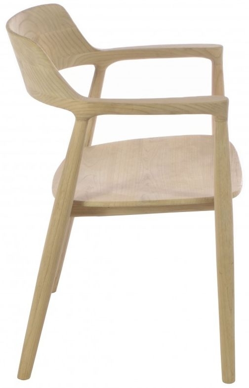 Product photograph of Shoreditch Wooden Dining Armchair - Comes In Cream And Black Options from Choice Furniture Superstore.