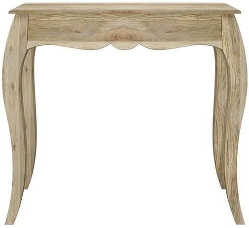 Product photograph of Fleur French Style Washed Grey Console Table - Made In Solid Rustic Mango Wood from Choice Furniture Superstore.