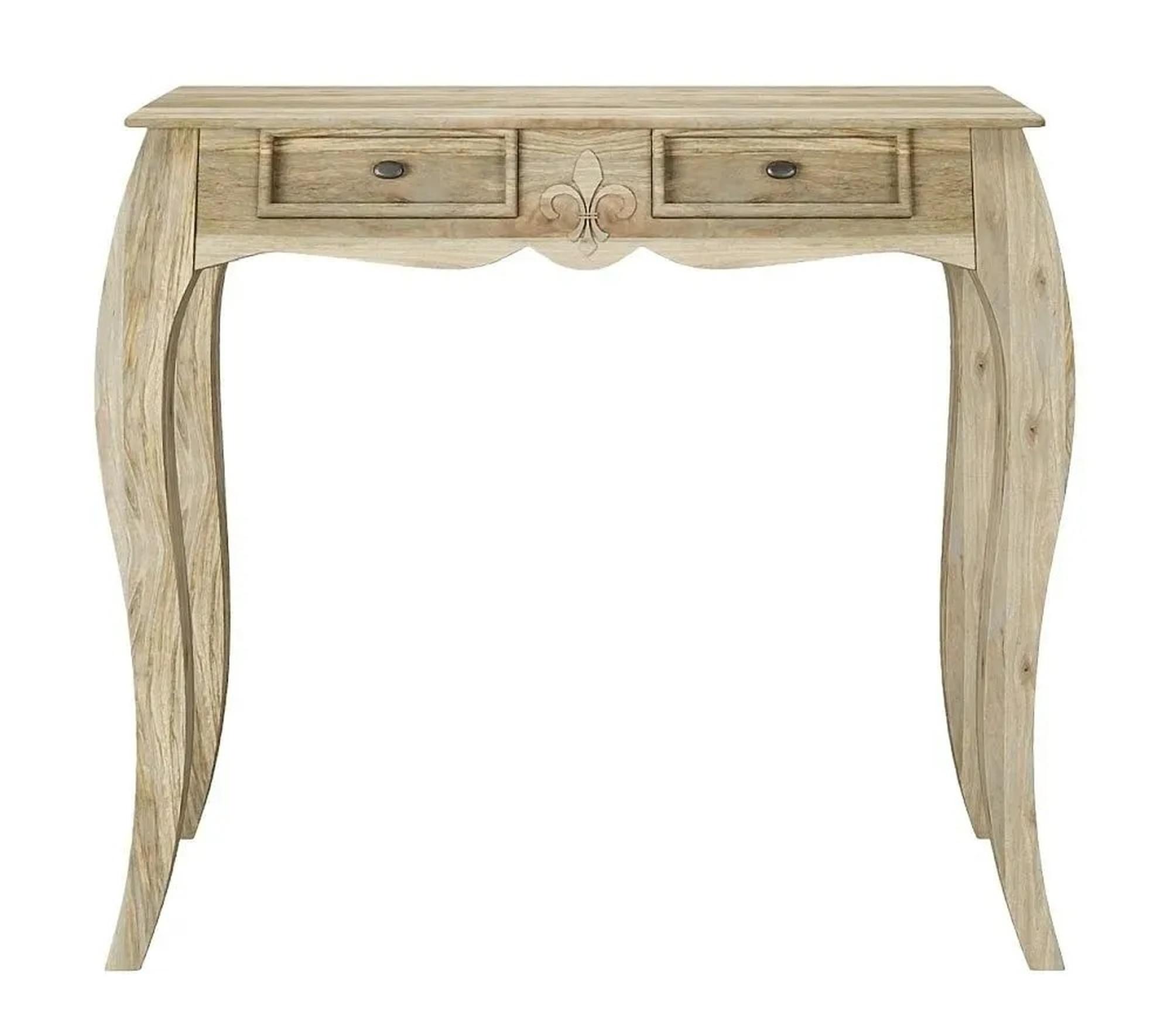 Product photograph of Fleur French Style Grey Console Table from Choice Furniture Superstore.