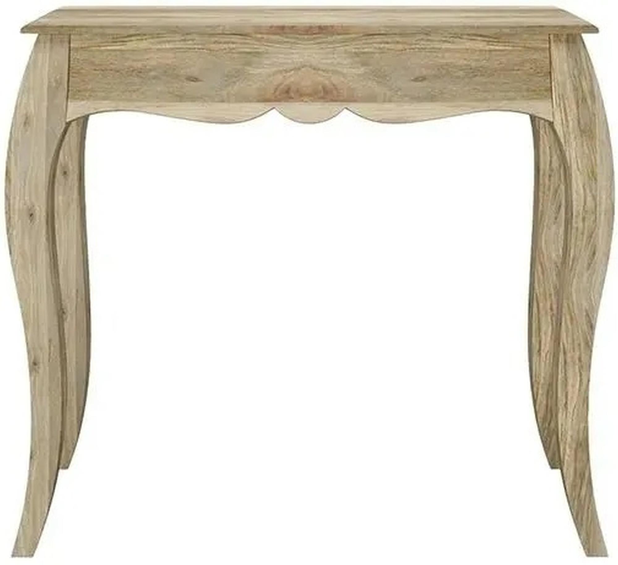 Product photograph of Fleur French Style Grey Console Table from Choice Furniture Superstore.