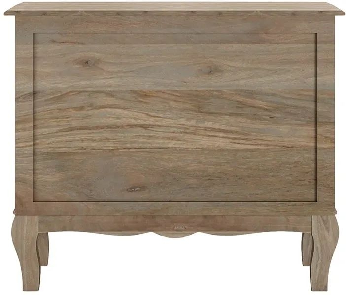 Product photograph of Fleur French Style 2 Door Washed Grey Sideboard - Made In Solid Rustic Mango Wood from Choice Furniture Superstore.