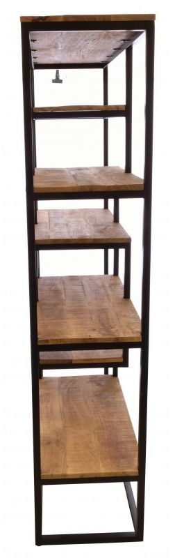 Product photograph of Old Empire Large Mango Wood Bookcase from Choice Furniture Superstore.