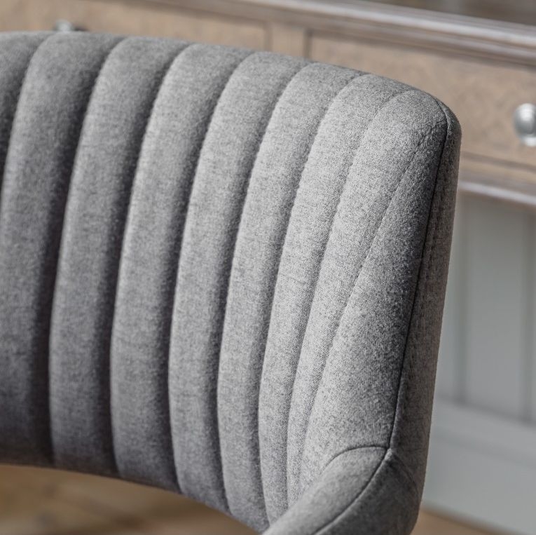 Product photograph of Mcintyre Fabric Swivel Chair - Comes In Charcoal And Grey Options from Choice Furniture Superstore.