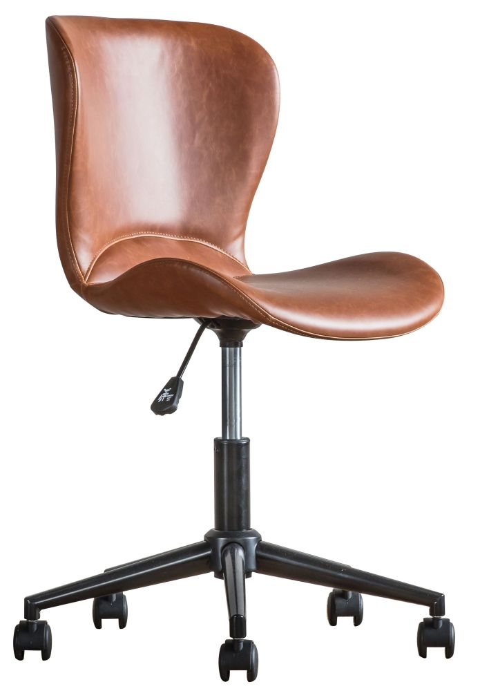 Product photograph of Stephen Swivel Chair - Comes In Brown And Charcoal Options from Choice Furniture Superstore.