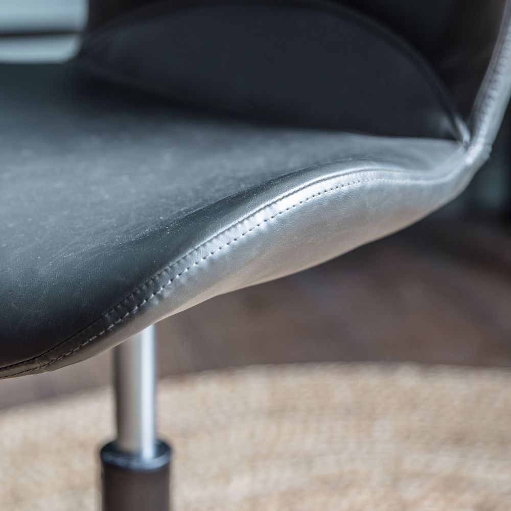 Product photograph of Mendel Charcoal Swivel Chair from Choice Furniture Superstore.