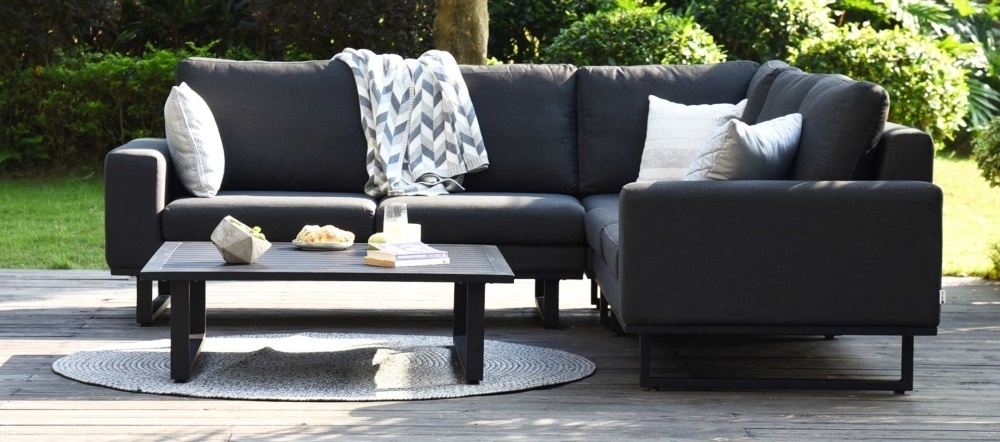 Maze Lounge Outdoor Ethos Fabric Corner Sofa Group