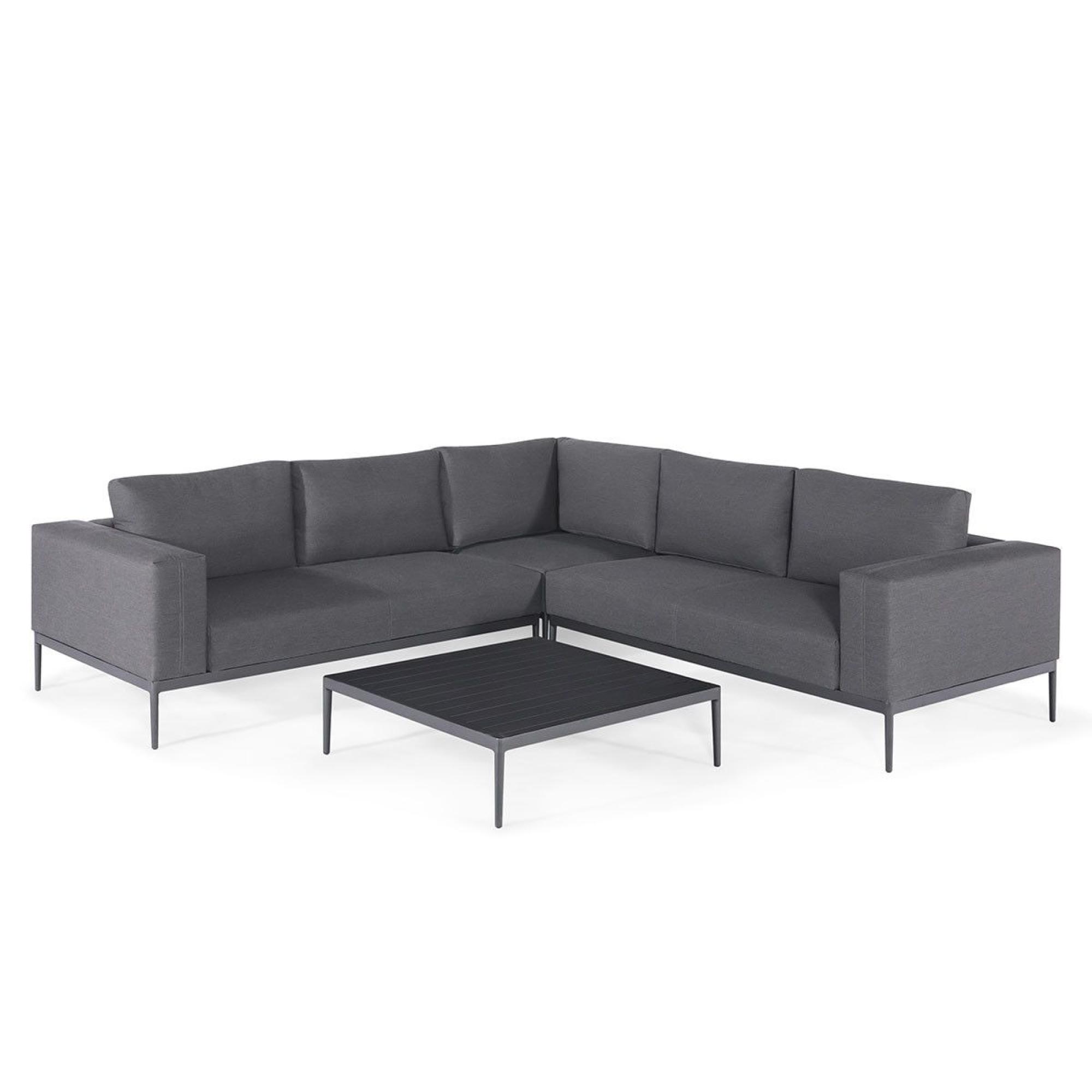 Product photograph of Maze Lounge Outdoor Eve Flanelle Fabric Corner Sofa Group from Choice Furniture Superstore.