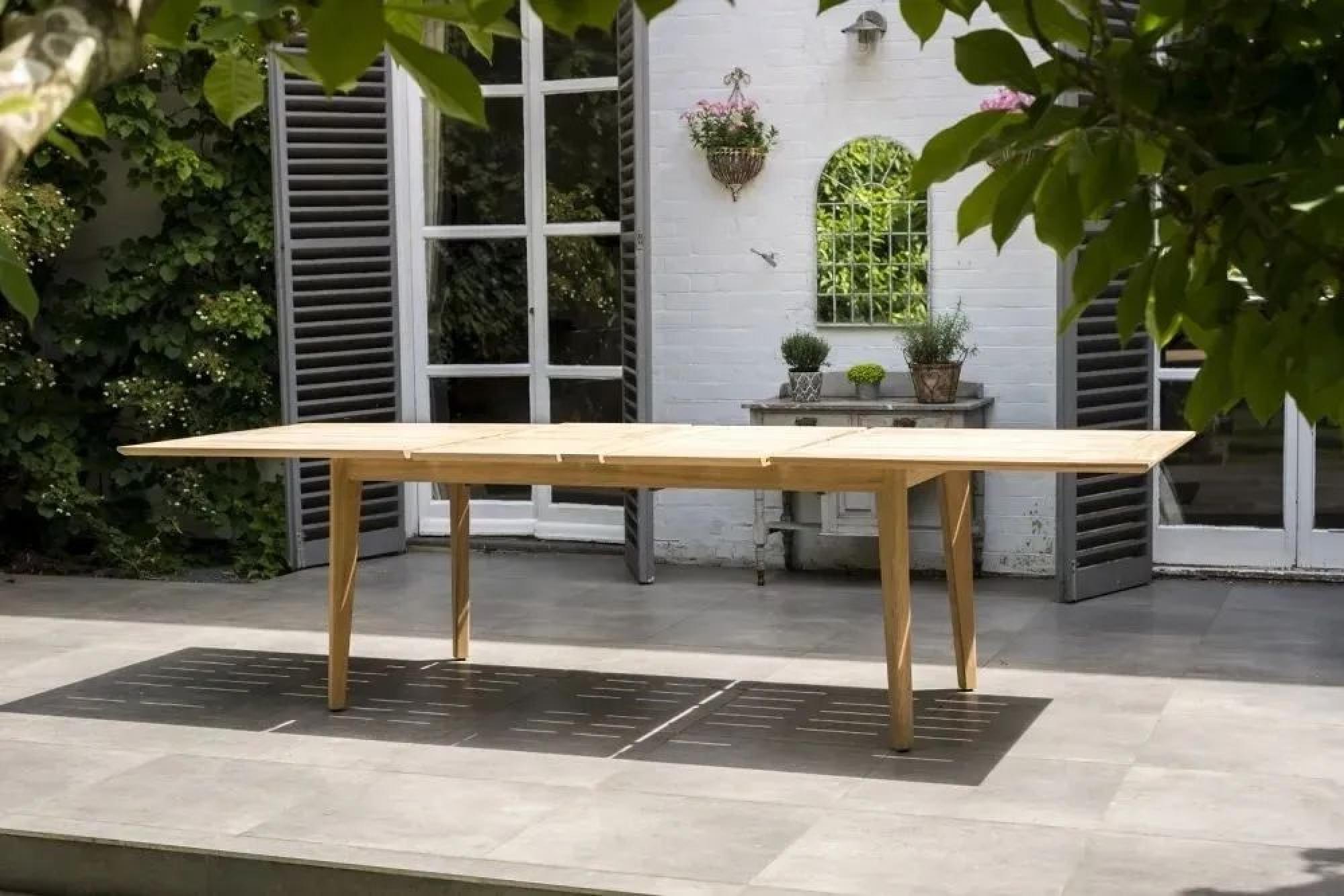 Product photograph of Alexander Rose Roble Extending Dining Table from Choice Furniture Superstore.