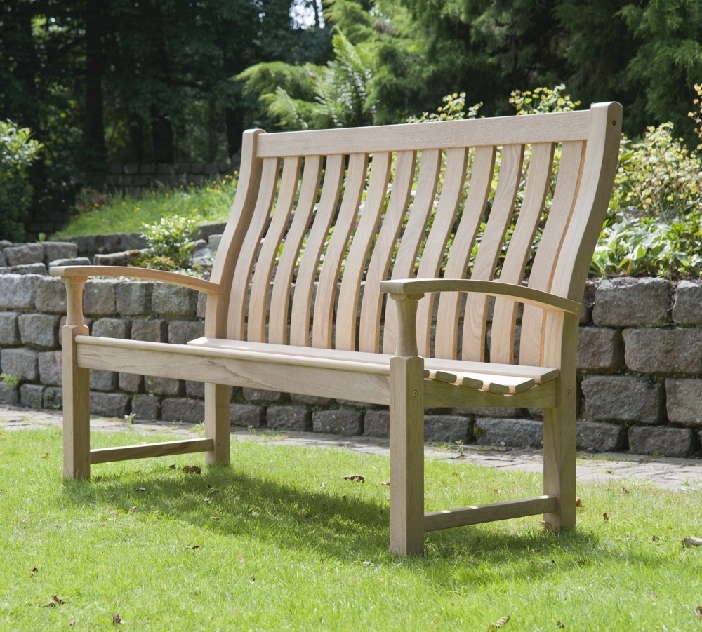 Product photograph of Alexander Rose Roble Santa Cruz Bench 5ft from Choice Furniture Superstore.