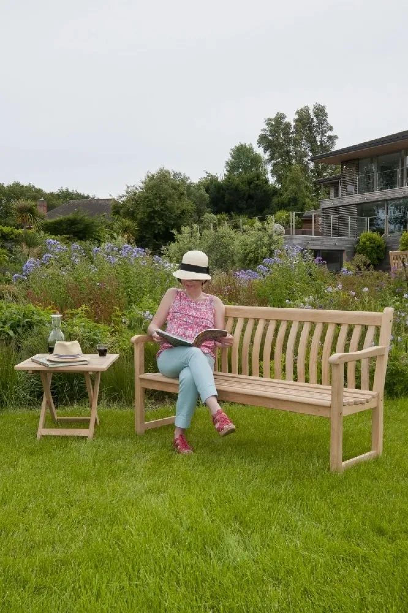 Product photograph of Alexander Rose Roble Broadfield Bench 5ft from Choice Furniture Superstore.